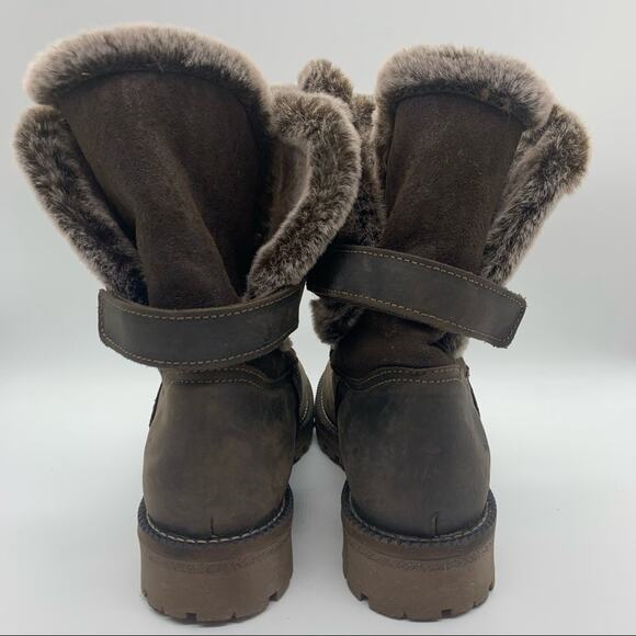 Bos & Co Candy Wool-Lined Waterproof Leather Shearling Lined Boots Size 40 - Picture 10 of 13